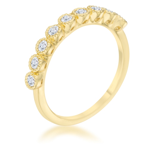 JGI  Bea 0.27Ct Cz 14K Delicate Band In Gold