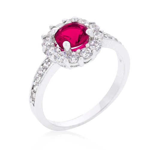 JGI  Bella Birthstone Engagement Ring In In Pink