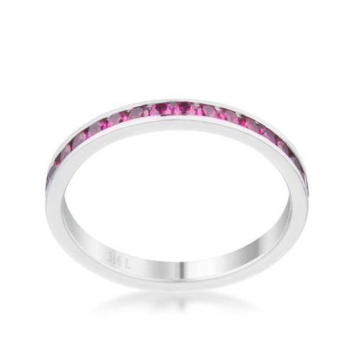 Teresa 0.5ct CZ Stainless Steel Eternity Band