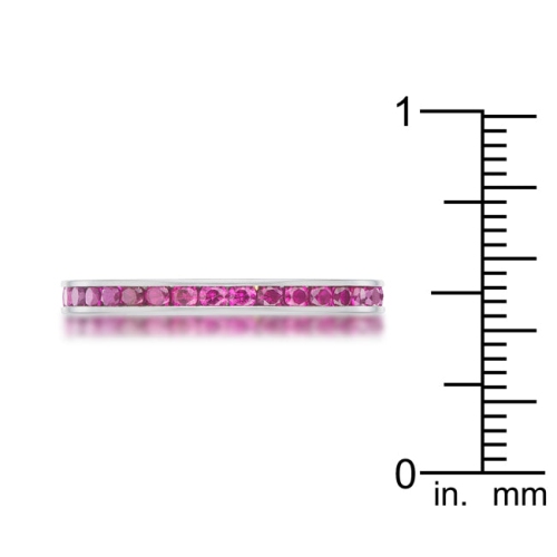 Teresa 0.5ct CZ Stainless Steel Eternity Band