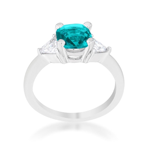 Shonda 1.8ct CZ Cushion Classic Statement Ring