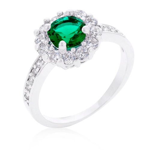JGI  Bella Birthstone Engagement Ring In In Green