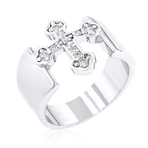 JGI  Cross Band In Silver
