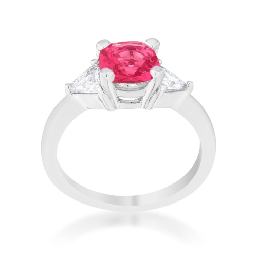 Shonda 1.8ct CZ Cushion Classic Statement Ring