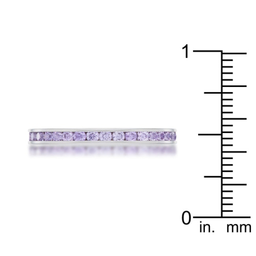 Teresa 0.5ct CZ Stainless Steel Eternity Band