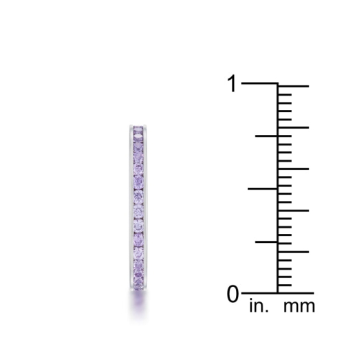 Teresa 0.5ct CZ Stainless Steel Eternity Band