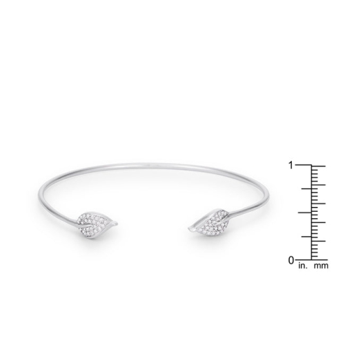 Trendy Bracelet with Cubic Zirconia Accents