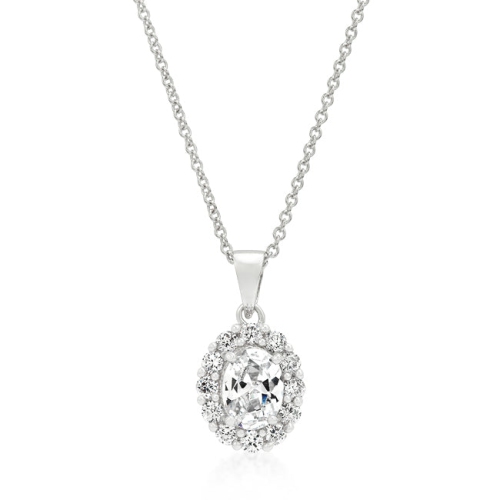 JGI  Clear Stone Estate Pendant In Multicolor