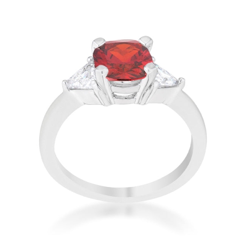 Shonda 1.8ct CZ Cushion Classic Statement Ring