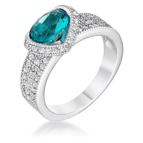 Bague ovale, turquoise, 1,6 K