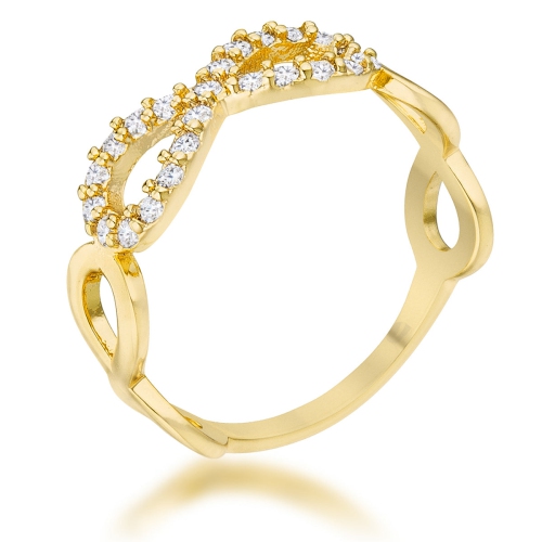 JGI  Mina 0.35Ct Cz 14K Infinity Ring In Gold