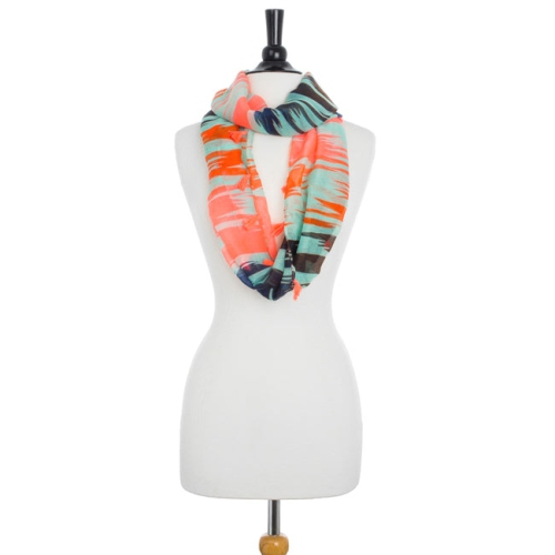 Écharpe à franges « Zebra Infinity » avec tassle de Shira