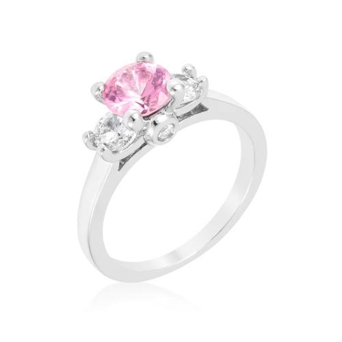 JGI  Mini Ice Triplet Ring In Pink