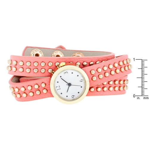 Montre enveloppante Mini Studded
