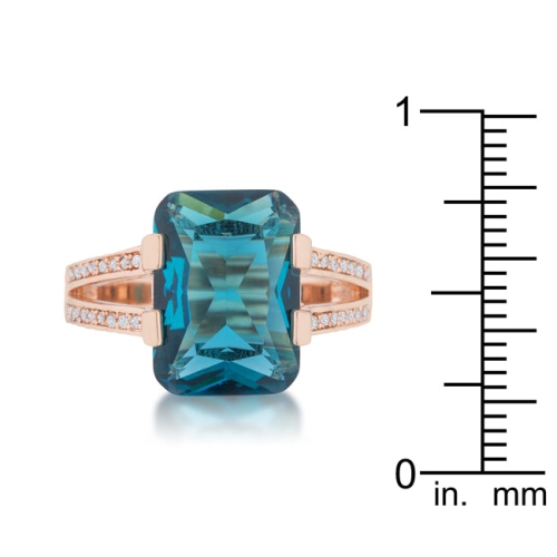 Rema 8.6ct CZ Emerald Classic Cocktail Ring