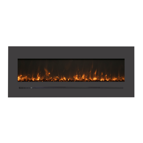 Amantii WM-FM-34-4423-BG 34-OOB-1 Wall Mount / Flush Mount Electric Fireplace