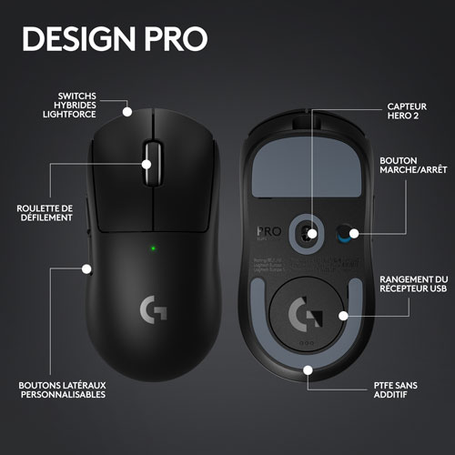 Logitech G PRO X Superlight 2 32000 DPI 4K Polling Wireless HERO 2