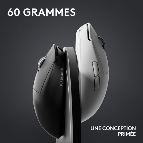 Image 17 of 21.. Logitech G PRO X Superlight 2 44000 DPI 8K Polling Wireless HERO 2 Sensor 60g Pro-Grade Mouse - Black