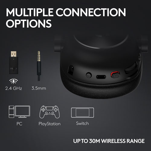 Casque de jeu sans fil G PRO X 2 LIGHTSPEED de Logitech - Magenta - Exclusivité de Best Buy