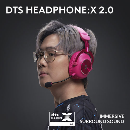 Casque de jeu sans fil G PRO X 2 LIGHTSPEED de Logitech - Magenta - Exclusivité de Best Buy