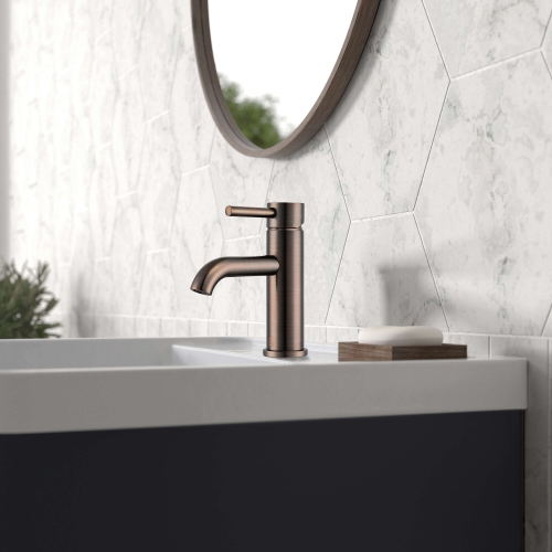 Ancona Valencia Single Handle Bathroom Faucet in Oil Rubbed Bronze