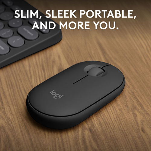 Logitech Pebble 2 M350s 4000 DPI Bluetooth Optical Mouse - Tonal Graphite