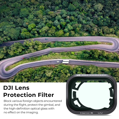 Filtre UV concept compatible avec le drone Mini 3 Pro/Mini 3 de DJI, filtres de protection d'objectif étanches