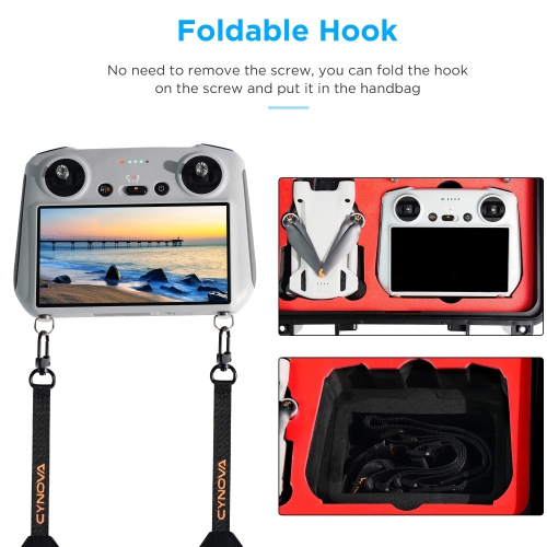 Drone Mini 3 Pro Strap Lanyard, Drone Remote Neck Strap Compatible with DJI RC Remote / DJI RC 2 Controller / DJI RC PRO for DJI Mini 3 / DJI Air 3 /