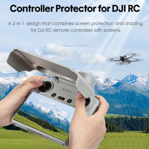 Pare-soleil pare-soleil Mini 3 Pro, étui de protection 2-en-1 pare-soleil pour télécommande RC Mini 3/Mini 3 Pro de DJI Protection écran de contrôle