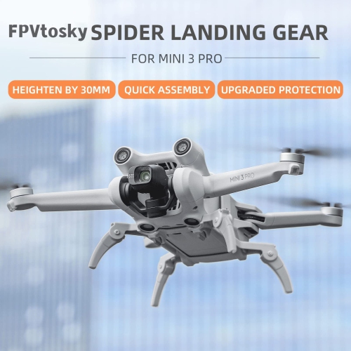 Landing Gear for DJI Mini 3 Pro, Spider Leg Foldable Height Extension Kit for DJI Mini3 Pro Drone Accessories (NOT for Newest DJI Mini 3)
