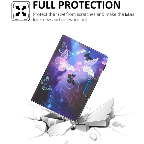 Étui universel pour tablette Android de 10 10,1 po, étui universel pour tablette de 10 10,1 po, étui portefeuille en cuir avec support Dluggs pu pour