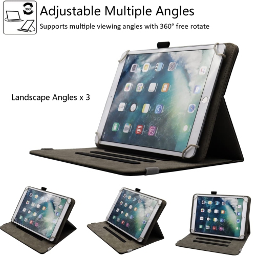 Universal 10 10.1 Inch Android Tablet Case, Universal Tablet Rotating Case Cover for 10 10.1 Inch Tablet, Dluggs 360 Degree Rotating Case for