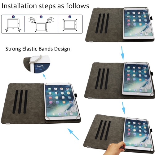 Universal 10 10.1 Inch Android Tablet Case, Universal Tablet Rotating Case Cover for 10 10.1 Inch Tablet, Dluggs 360 Degree Rotating Case for