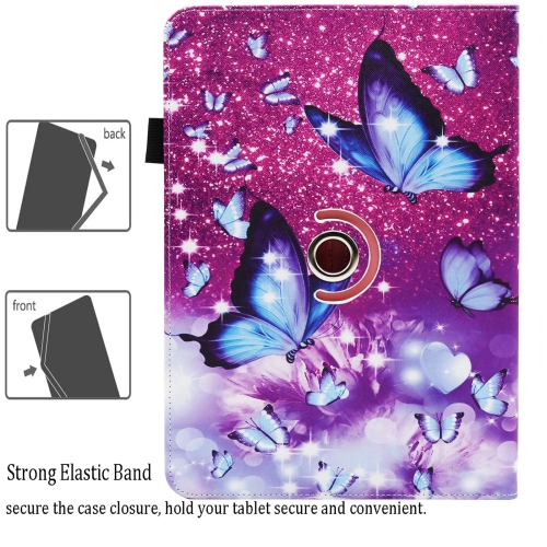 Universal 10 10.1 Inch Android Tablet Case, Universal Tablet Rotating Case Cover for 10 10.1 Inch Tablet, Dluggs 360 Degree Rotating Case for