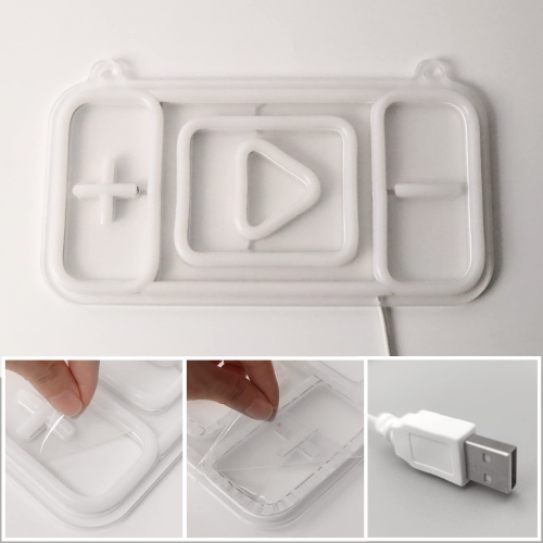 Game Console Controller Neon Signs, Light up Acrylic LED lamp with USB Powered, Wall Home Decor for Boy Teen Gamer Kid Gaming Room Birthday Christmas