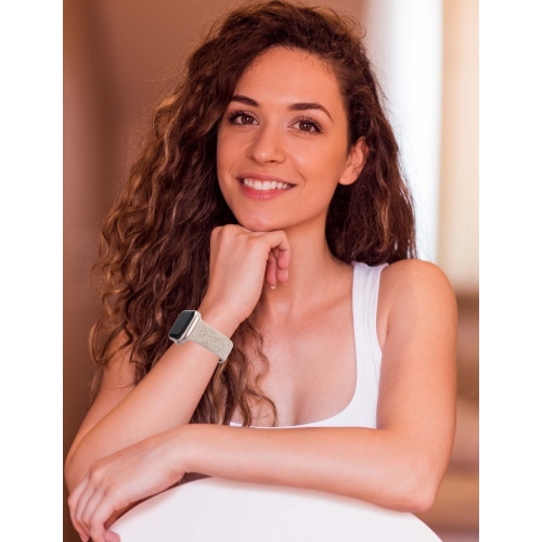 2 Packs Cartoon Engraved Bands Compatible with Apple Watch Bands 41mm 40mm 38mm Women, Cute Anime Designer Soft Silicone Strap for iWatch Series