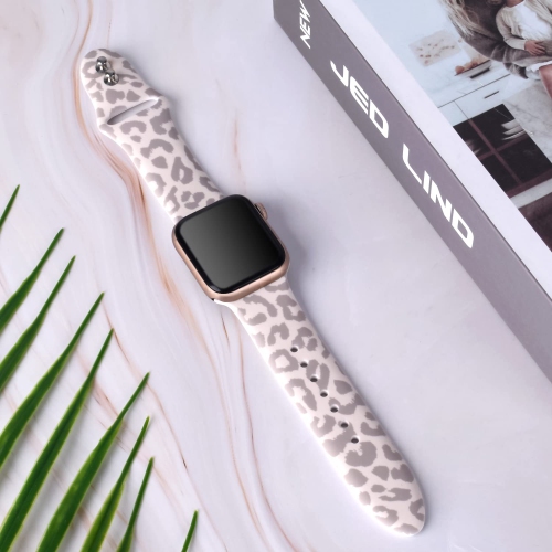 Apple Watch Band 38mm 40mm 41mm for Women Men, Soft Silicone Replacement Strap Sport Band for iWatch Band Series SE/SE 2/9/8/7/6/5/4/3/2/1