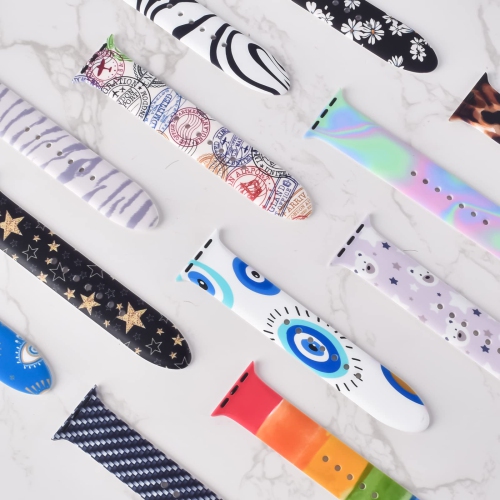 Apple Watch Band 38mm 40mm 41mm for Women Men, Soft Silicone Replacement Strap Sport Band for iWatch Band Series SE/SE 2/9/8/7/6/5/4/3/2/1