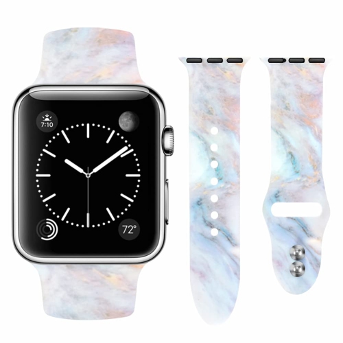 Marble apple clearance watch band silicone