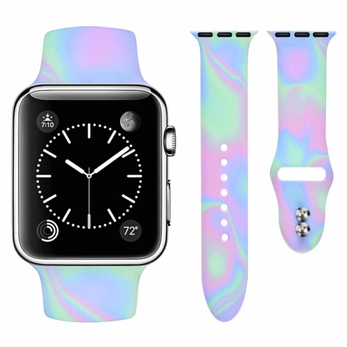 Apple Watch Band 38mm 40mm 41mm for Women Men Soft Silicone