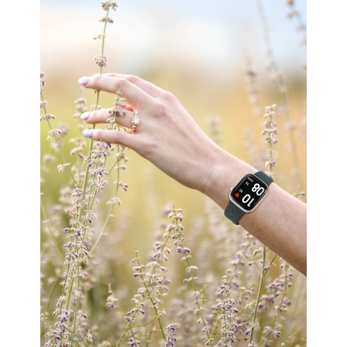 3 Packs Compatible with Apple Watch Band 42mm 44mm 45mm Women Men Soft Silicone Laser Engraved Flower Pattern Bracelet Cute Sport Strap for iWatch