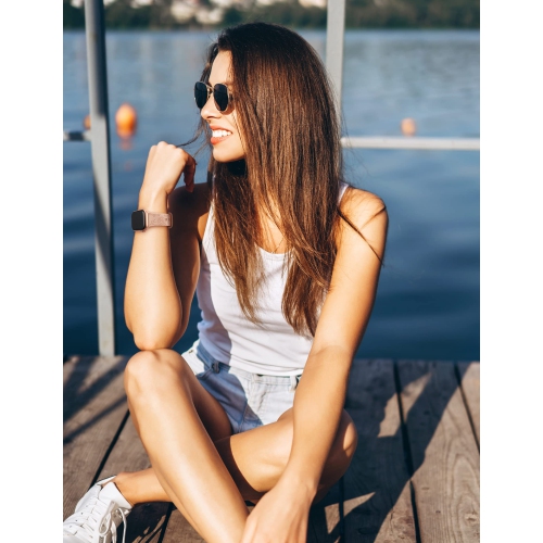 2 Packs Compatible with Apple Watch Band 41mm 40mm 38mm Women Girls Silicone Dressy Floral Engraved Strap Sunflower Wildflower Sport Bracelet for