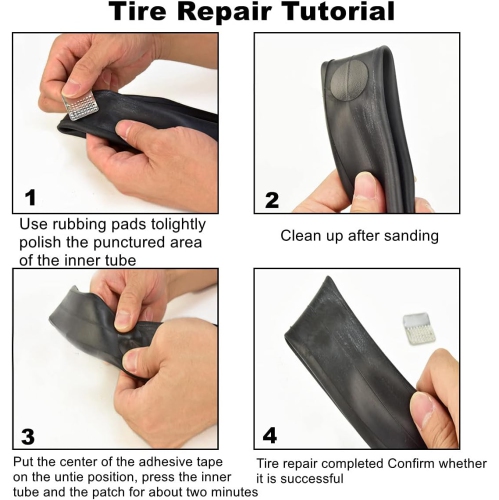 Bike Repair Kit, Home Bike Portable Patches Fixes Tool with Bicycle Repair Bag & Bicycle Tire Pump for Mountain Bike and Road Bike Camping Travel