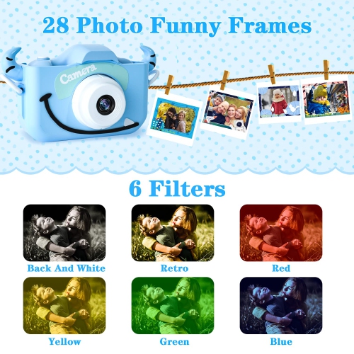 Kids Camera Toys for 9 10 11 12 Year Old Boys/Girls, Kids Digital Camera for Toddler with Video, Christmas Birthday Festival Gifts for Kids, Selfie