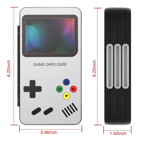 Game Card Case for Nintendo Switch and Switch OLED,Customized Pattern Nintendo Switch Lite Game Card Storage Case with 72 Game Card Slots and 24
