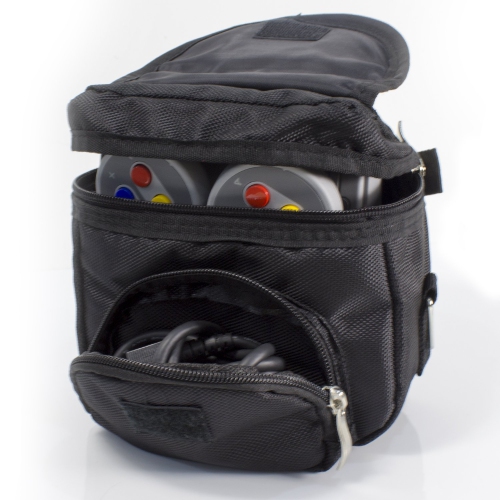 Travel Bag for Super Nintendo Mini Classic Edition - Fits Console + Cable + 2 Controllers - Includes Shoulder Strap + Carry Handle