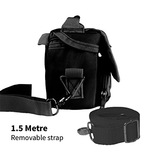 Travel Bag for Super Nintendo Mini Classic Edition - Fits Console + Cable + 2 Controllers - Includes Shoulder Strap + Carry Handle