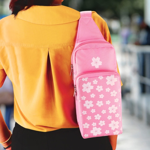 Cute Travel Bag for Nintendo Switch/OLED/Lite, Portable Shoulder Crossbody Sling Carrying Storage Backpack for NS Consolo, Charging Dock, Joy-Cons,