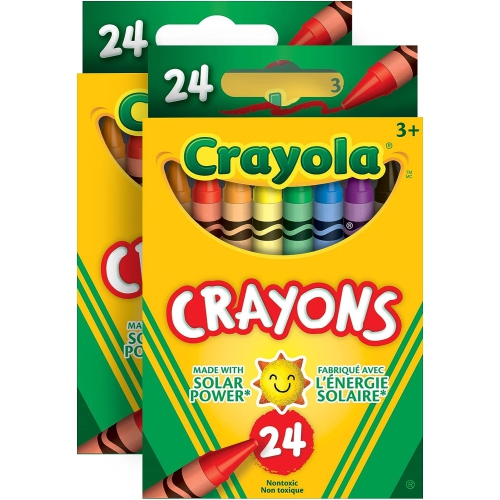 Crayola 2 pack 24ct Crayons Bundle