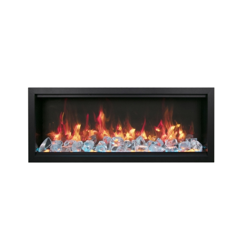 AMANTII  Sym-100-Xt-Oob-1- Refurbished(Fair) - Indoor / Outdoor Electric Fireplace
